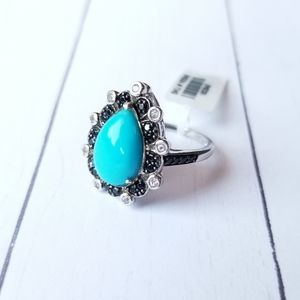 NWT LUXURY Sleeping Beauty Turquoise Ring Size 7
